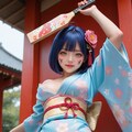 羽子板で勝負よ 6枚目