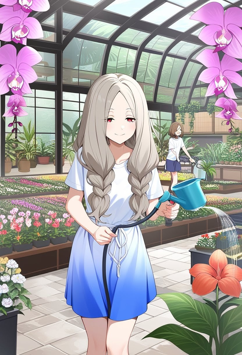 ゼンゼ　ランの水やり | の人気AIイラスト・グラビア