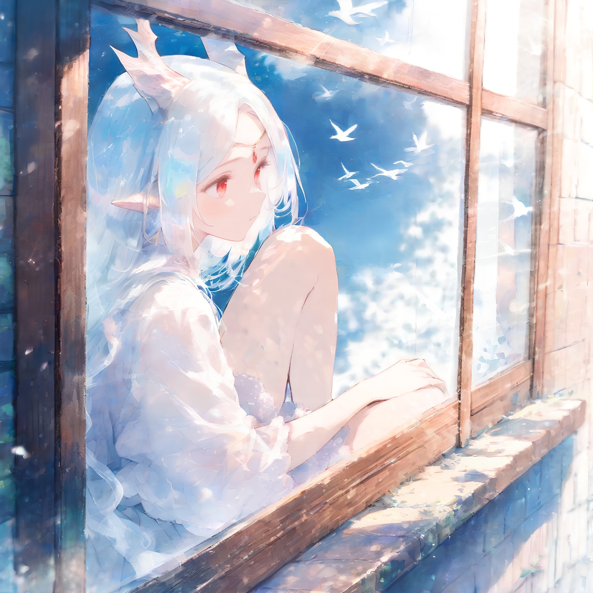 鳥かごの中の王女 | の人気AIイラスト・グラビア