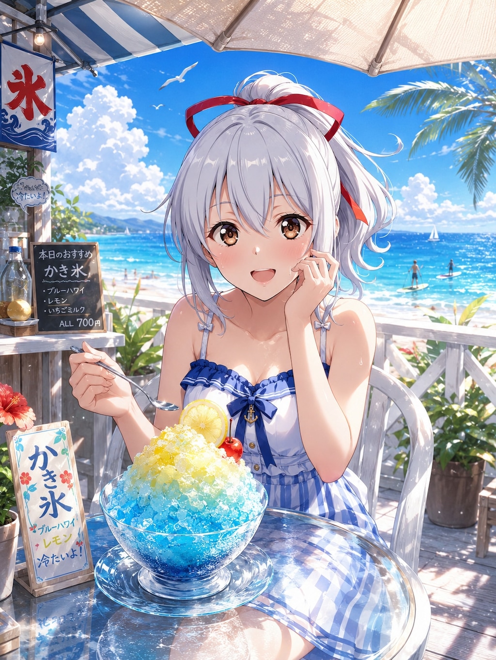 エル「７月25日は　かき氷の日ぃぃぃぃぃぃ！」