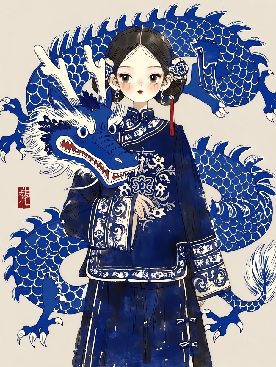 青龙 | の人気AIイラスト・グラビア