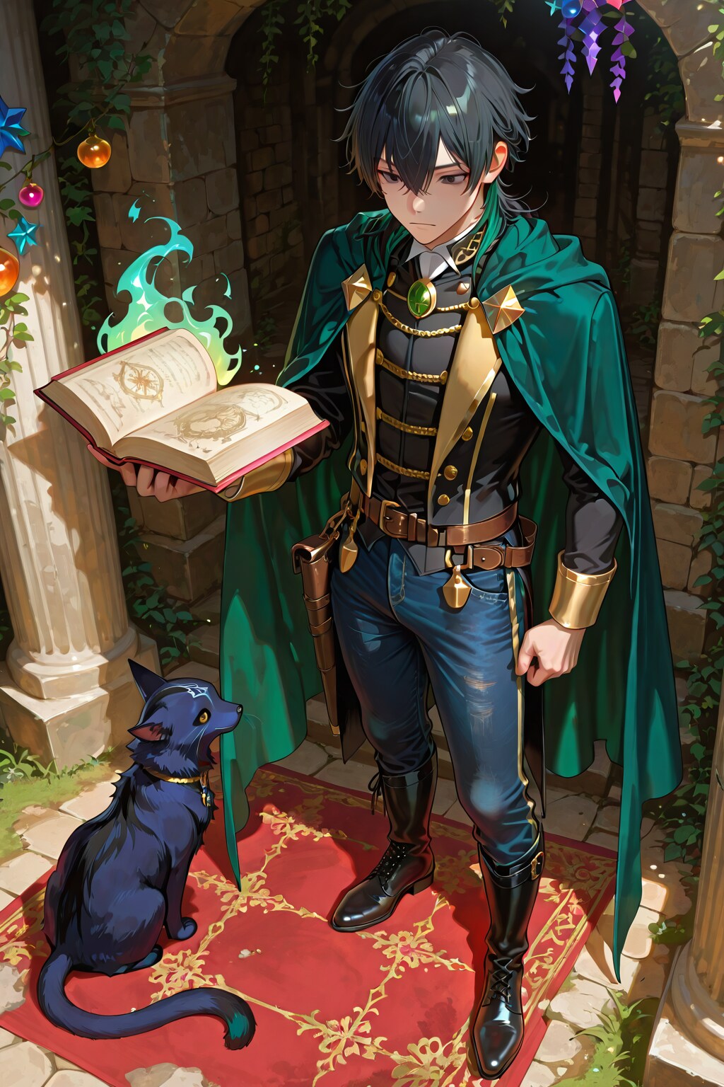 大きな青年男性魔導師26.5.29 | の人気AIイラスト・グラビア