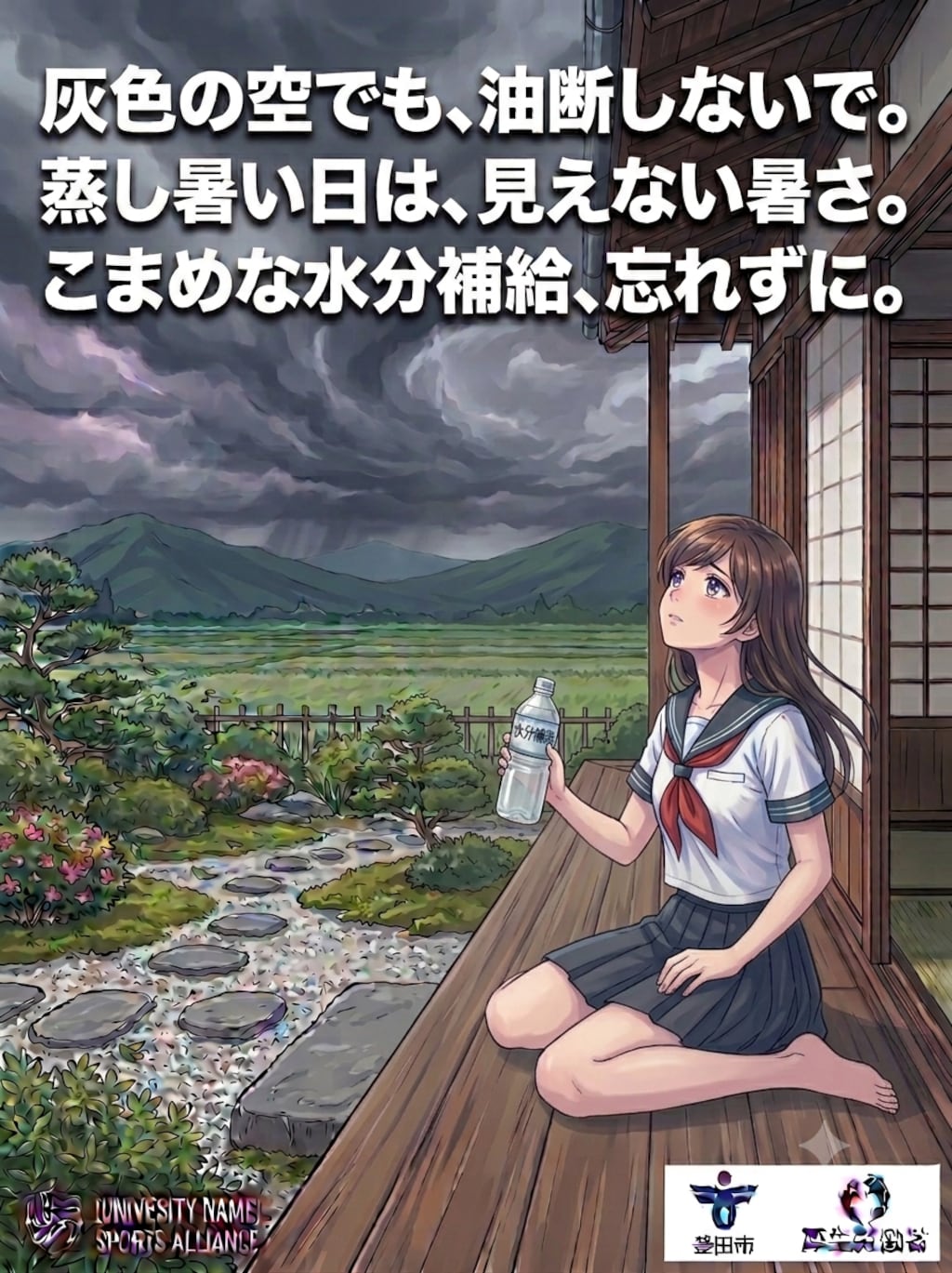 皆さん、今日もしっかり水分補給してね！18