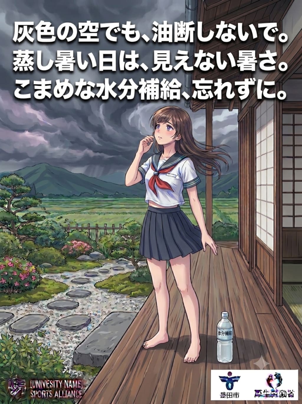 皆さん、今日もしっかり水分補給してね！18