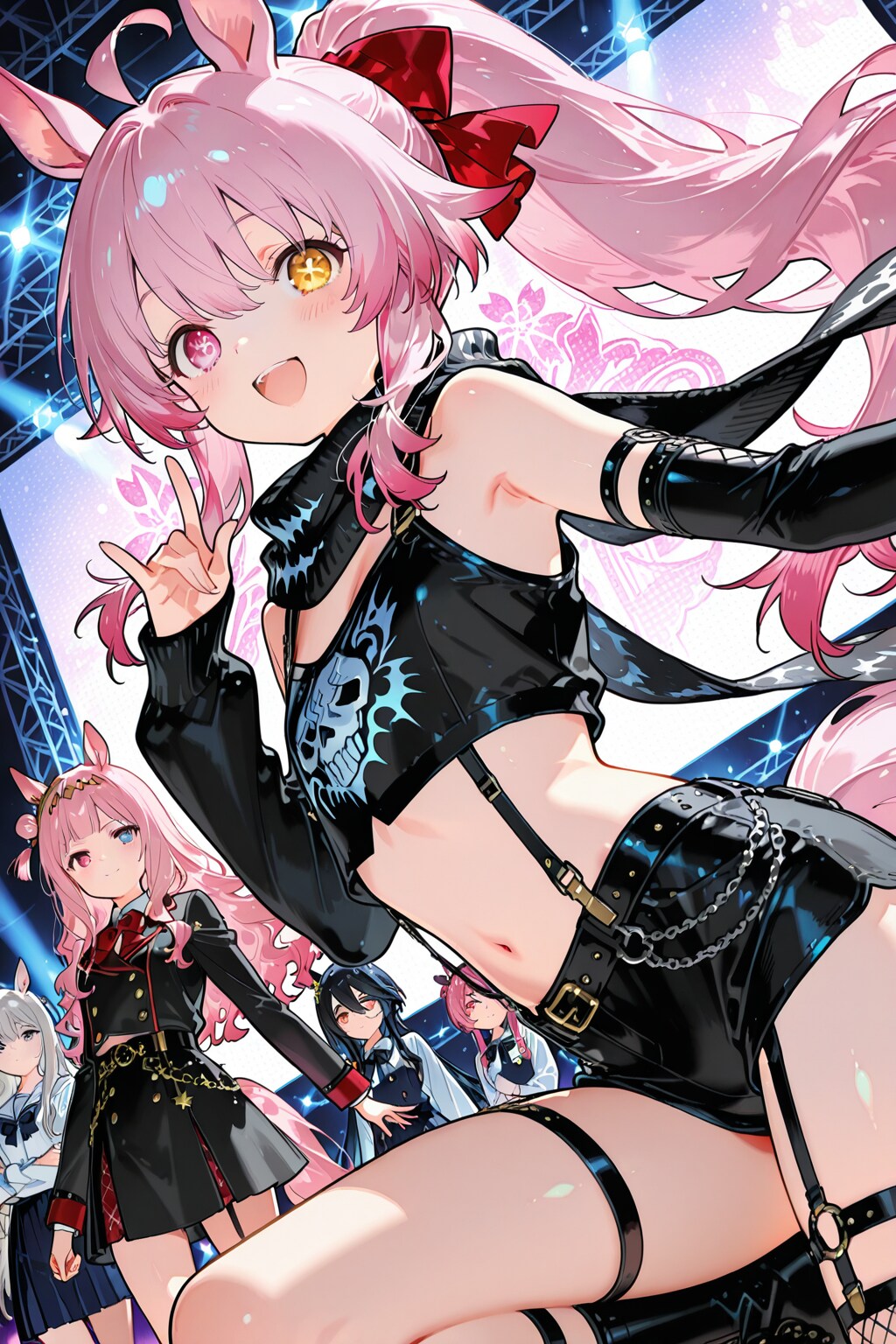 馬娘コスの守巫女ちゃんとバンドグループ