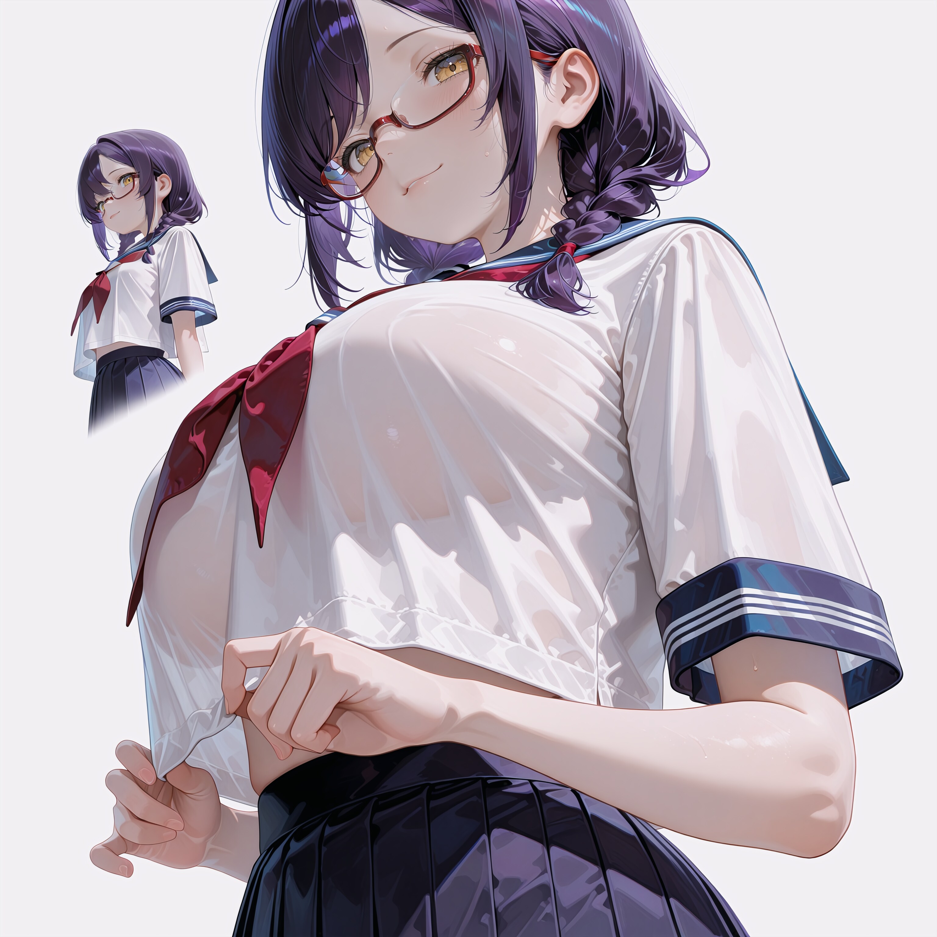 中学時代はちょっと髪伸ばしてたっけ