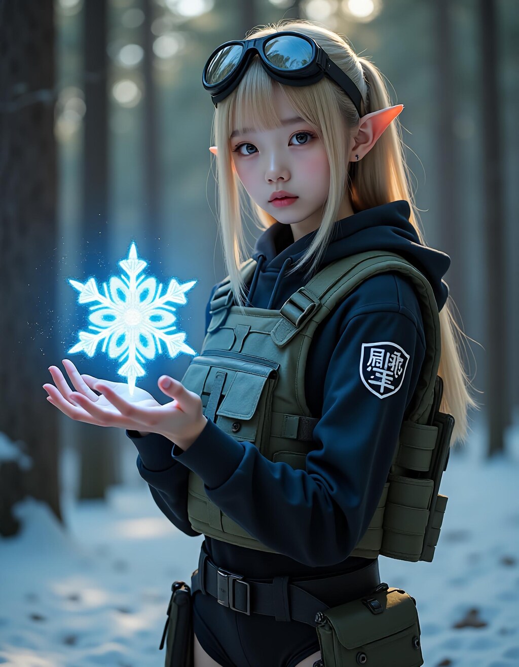 人族の支援を受けるエルフ軍の少女たち⑤「凍り付け、全ての侵略者共…」