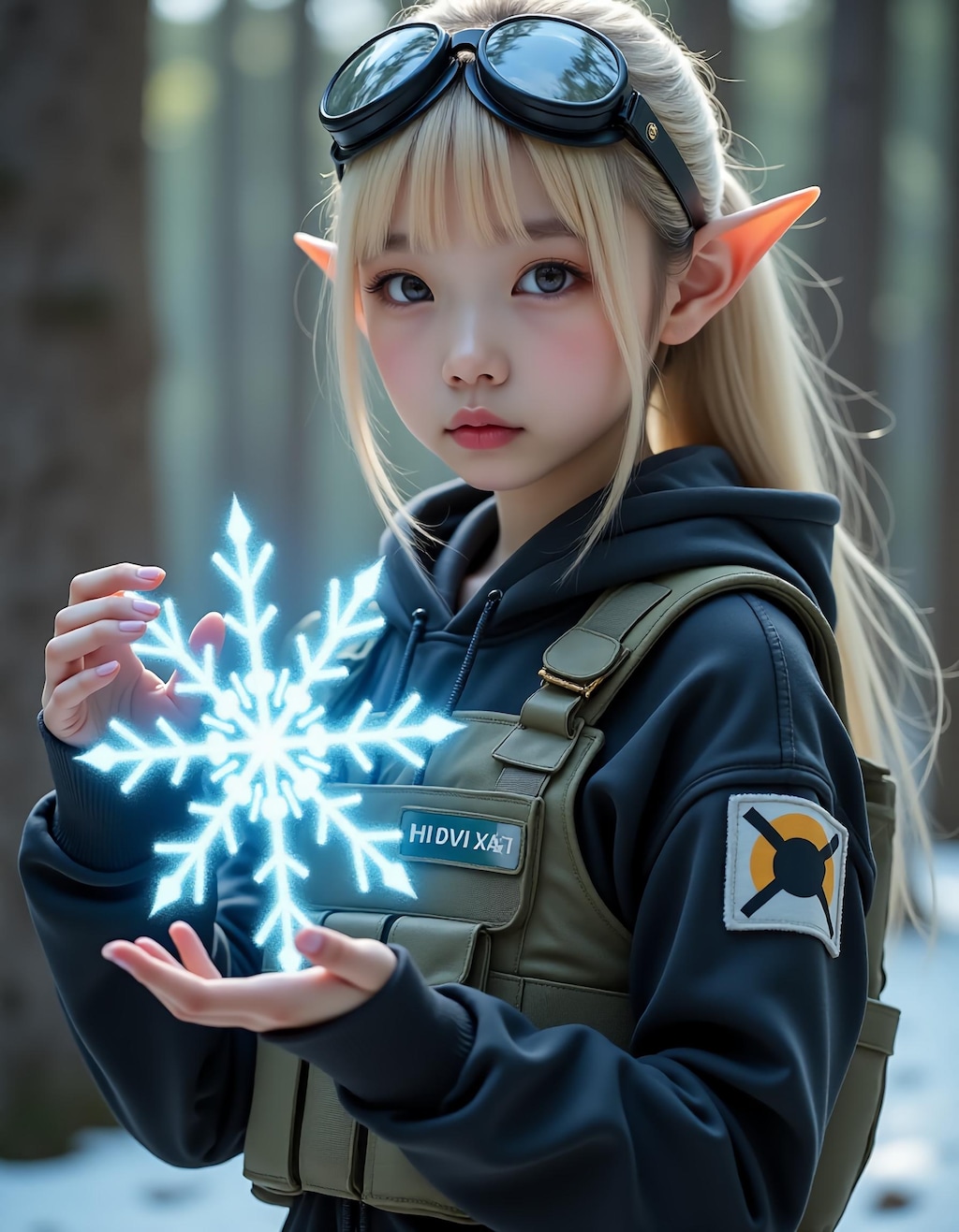 人族の支援を受けるエルフ軍の少女たち⑤「凍り付け、全ての侵略者共…」