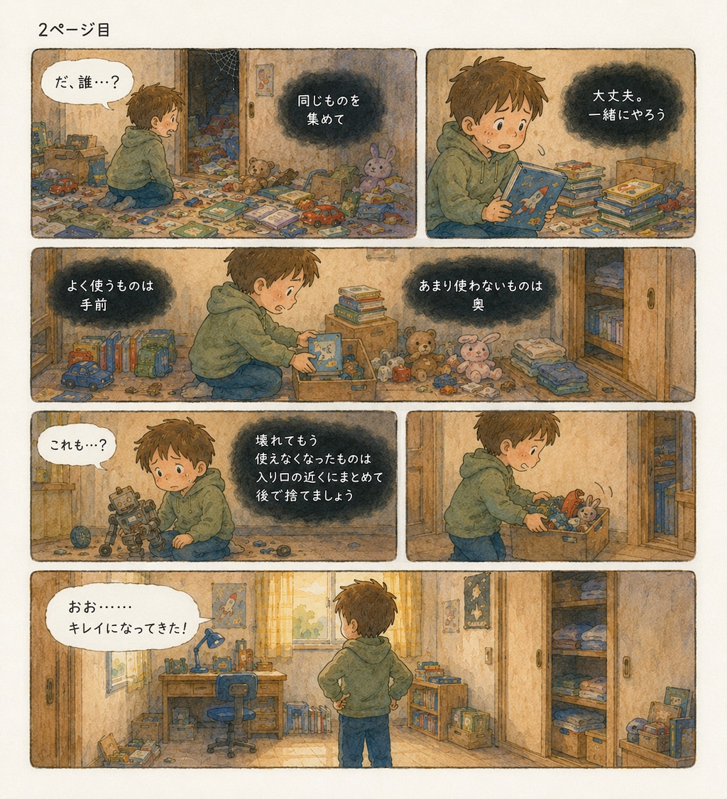 〇〇しないと出られない部屋　片付けないと出られない部屋