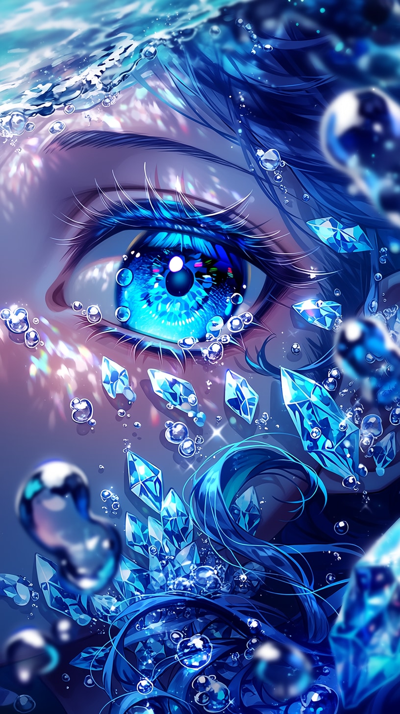 水晶のような涙 | の人気AIイラスト・グラビア
