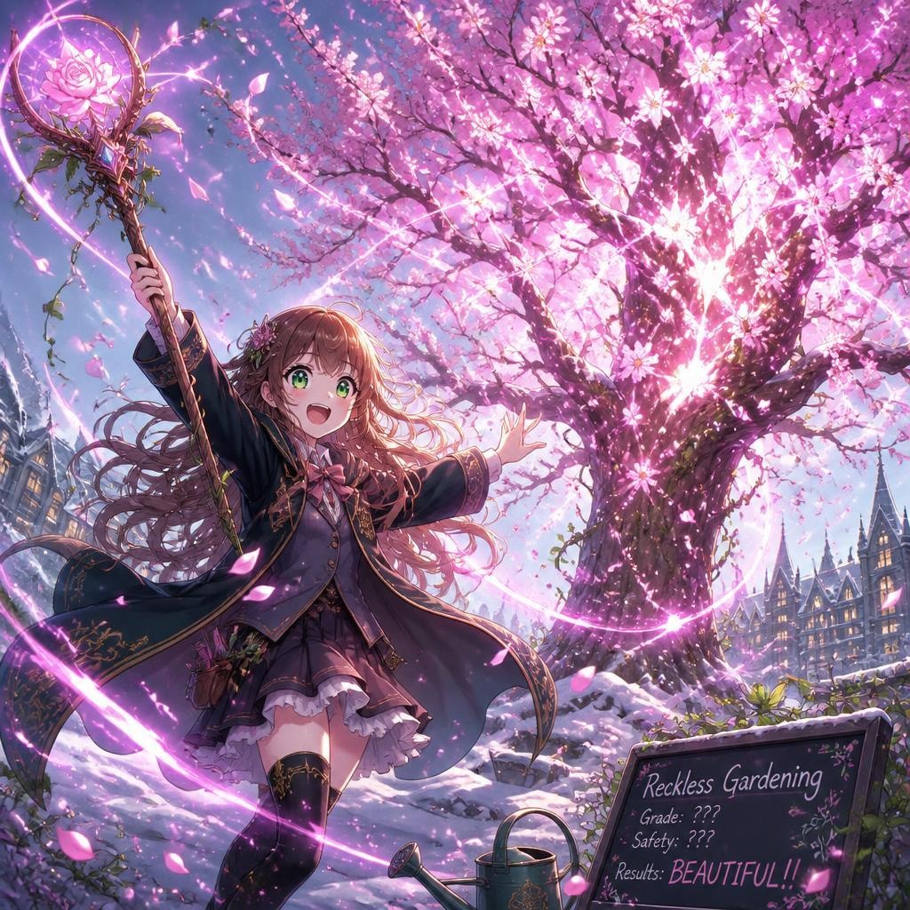 冬の開花魔法