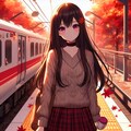 列車の旅に出た、ピアスなうちの子＊その2(12枚) 6枚目