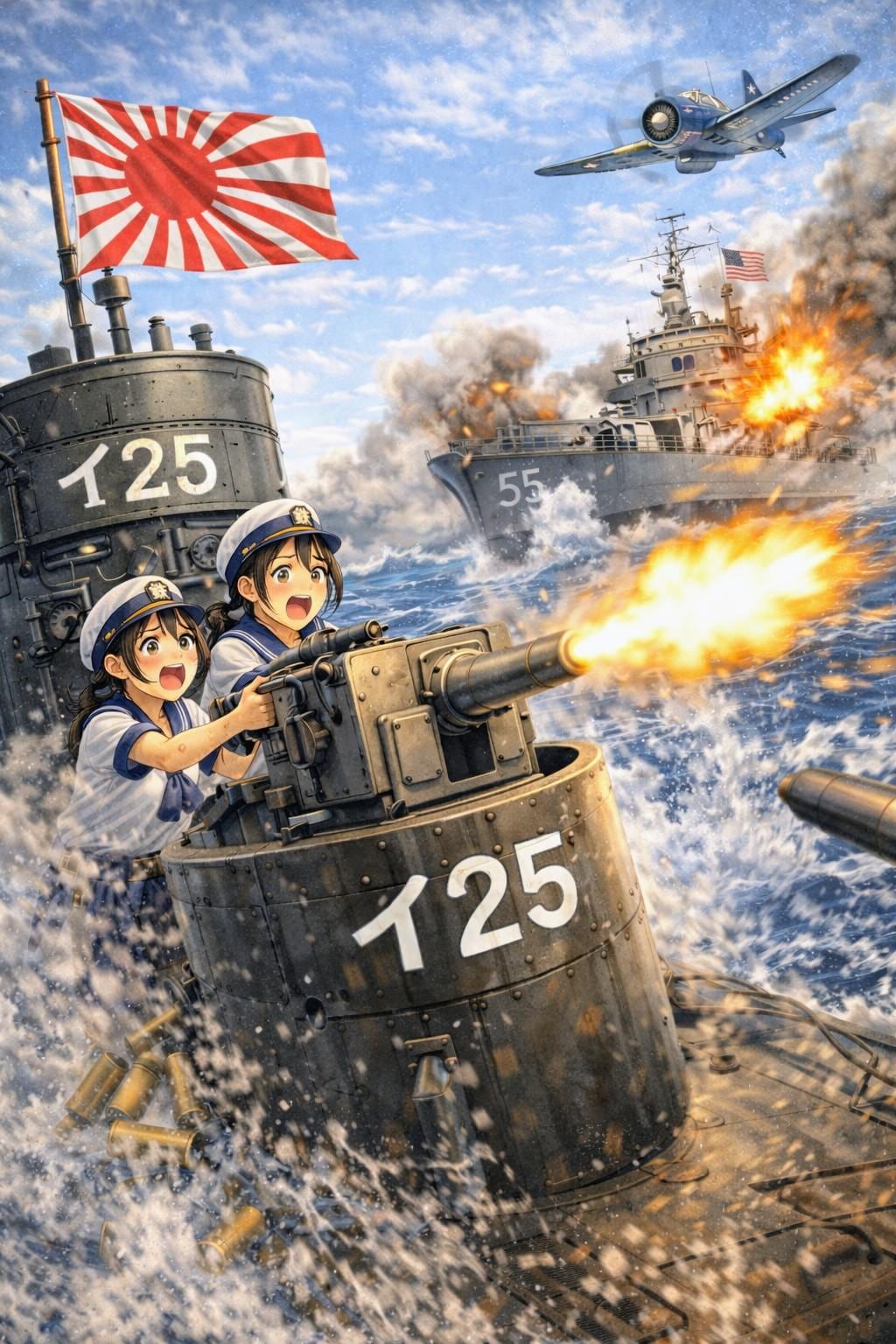 イー25潜水艦お姉やん