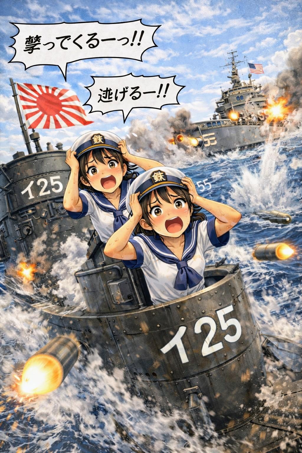 イー25潜水艦お姉やん