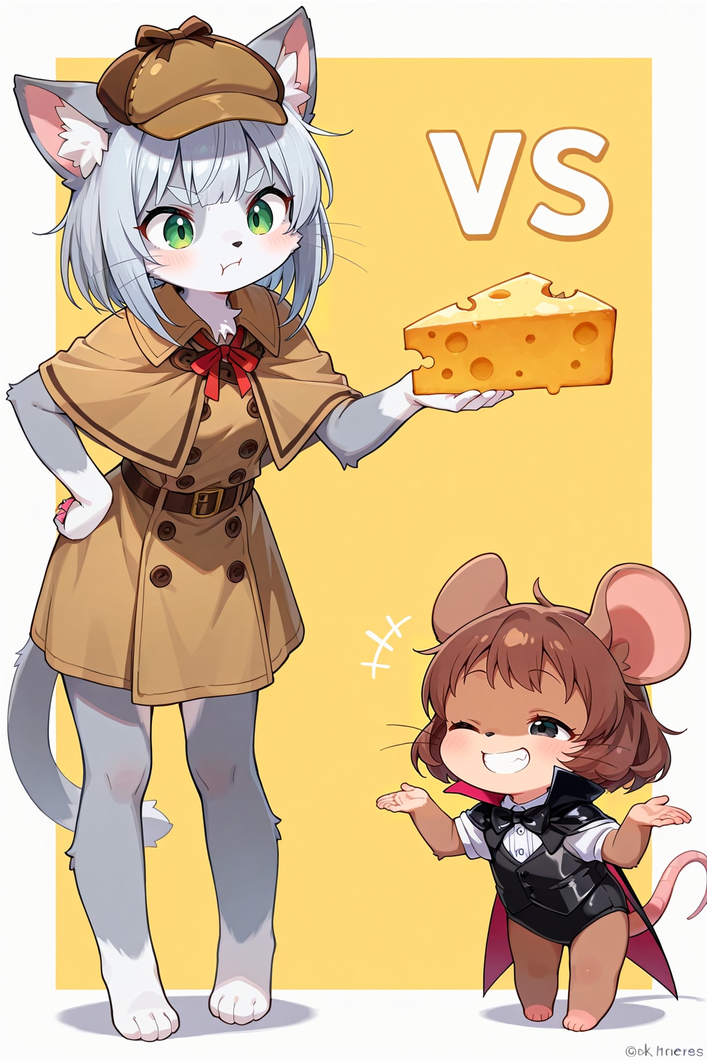 にゃんことねずみ！