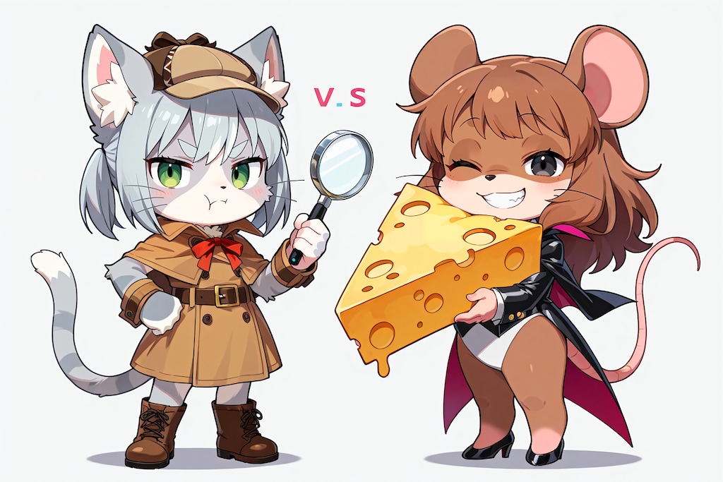 にゃんことねずみ！