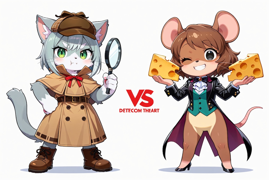 にゃんことねずみ！