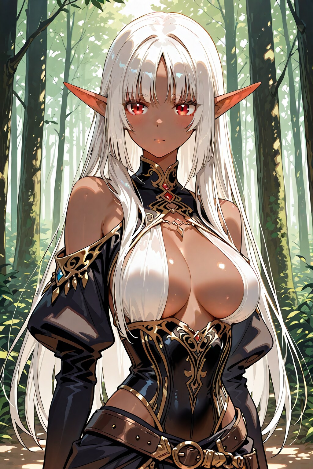 美少女ダークエルフ