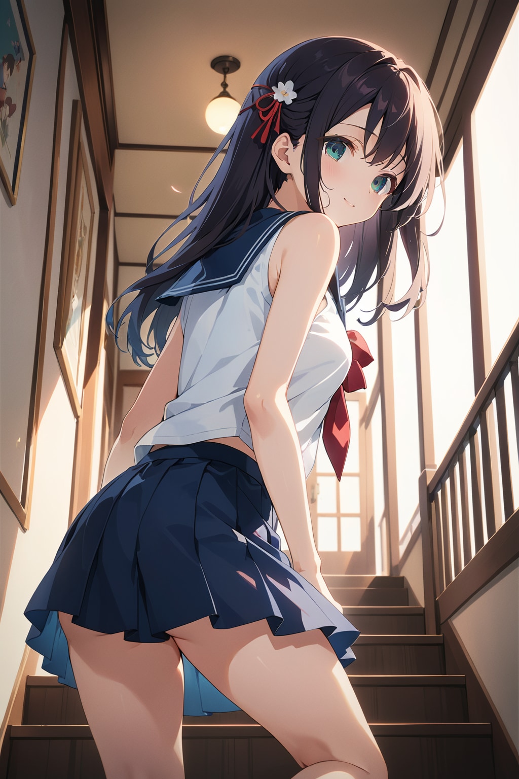 見上げた視線の先