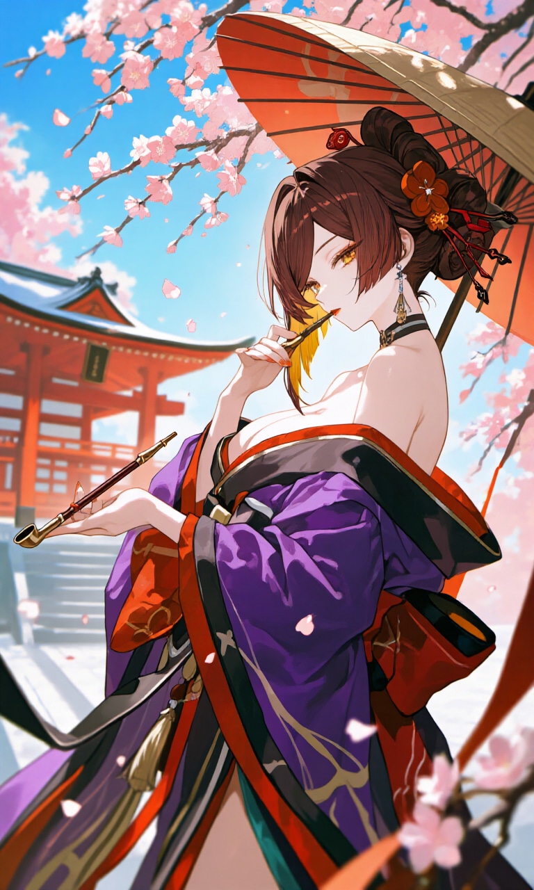 煙管女子 | の人気AIイラスト・グラビア