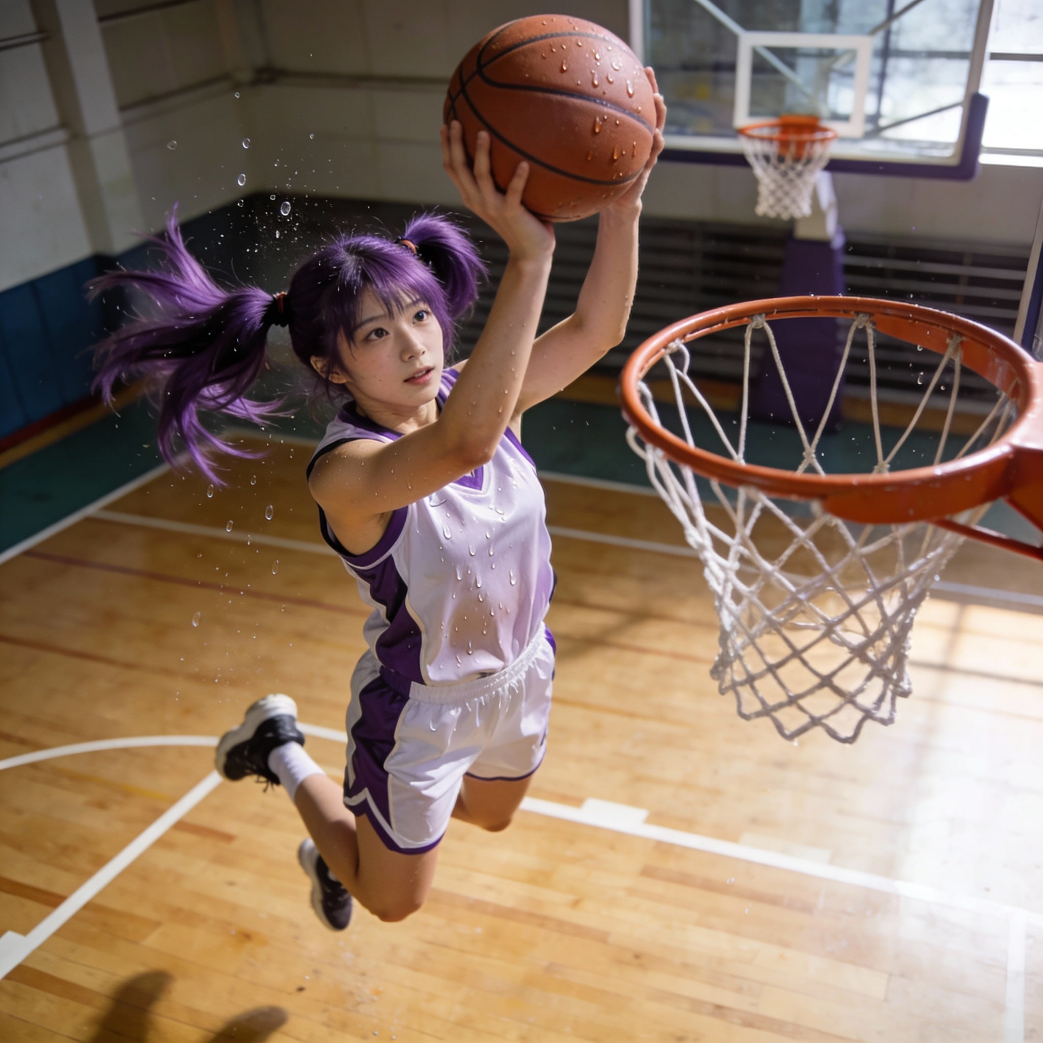 バスケする女の子 | の人気AIイラスト・グラビア