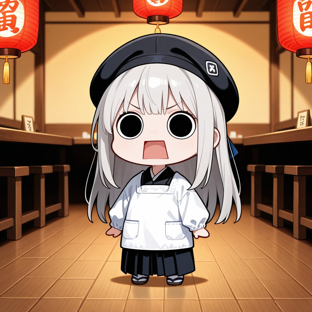 摩訶不思議食堂の宣伝えらいこっちゃ嬢