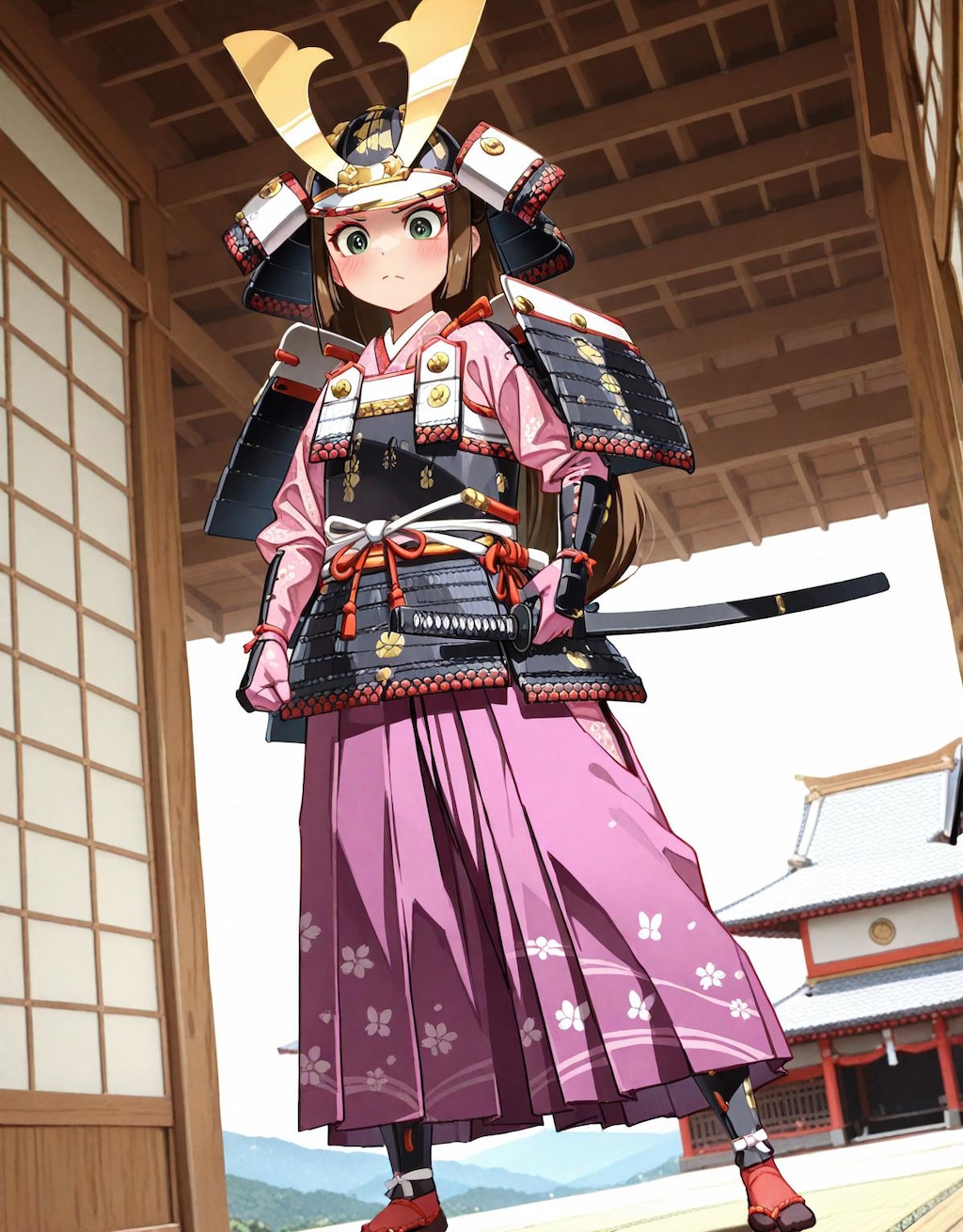 兎佐美々駿河守定行出陣之図（うさみみするがのかみさだゆきしゅつじんのず）