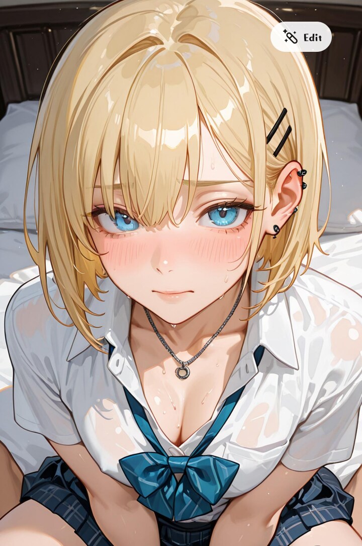 恥じらい彼女