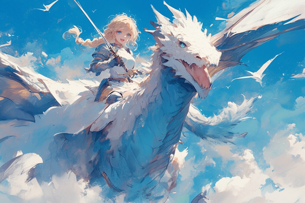 ドラゴンと少女（竜騎士）77