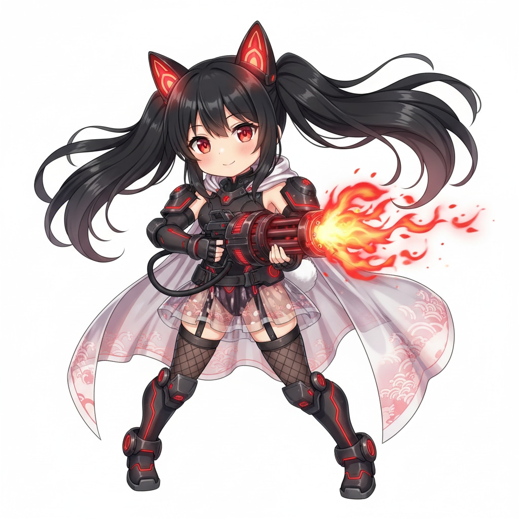 炎の黒ツイにゃん。アグレッシブ