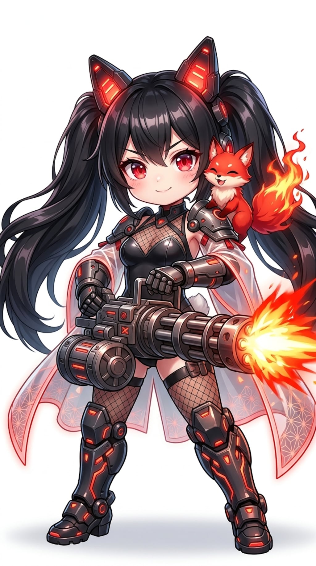 炎の黒ツイにゃん。アグレッシブ