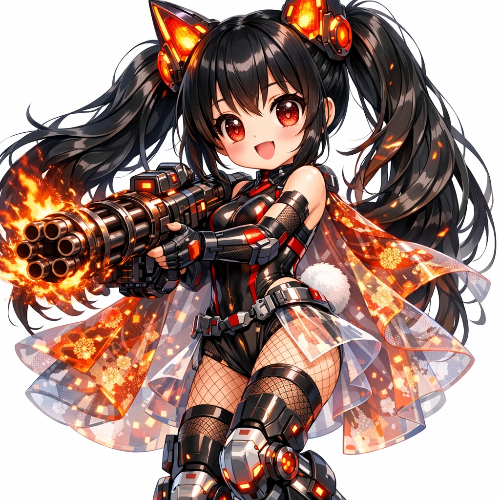 炎の黒ツイにゃん。アグレッシブ