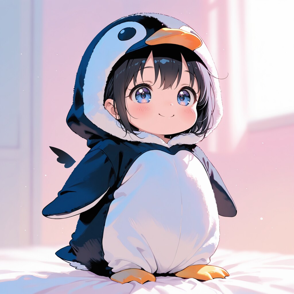 ペンギン着ぐるみを2人にしたいのに