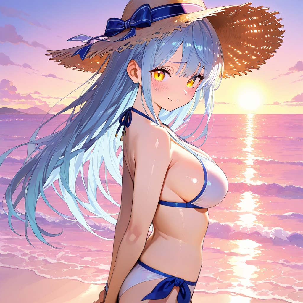 SALTちゃんと砂浜デート