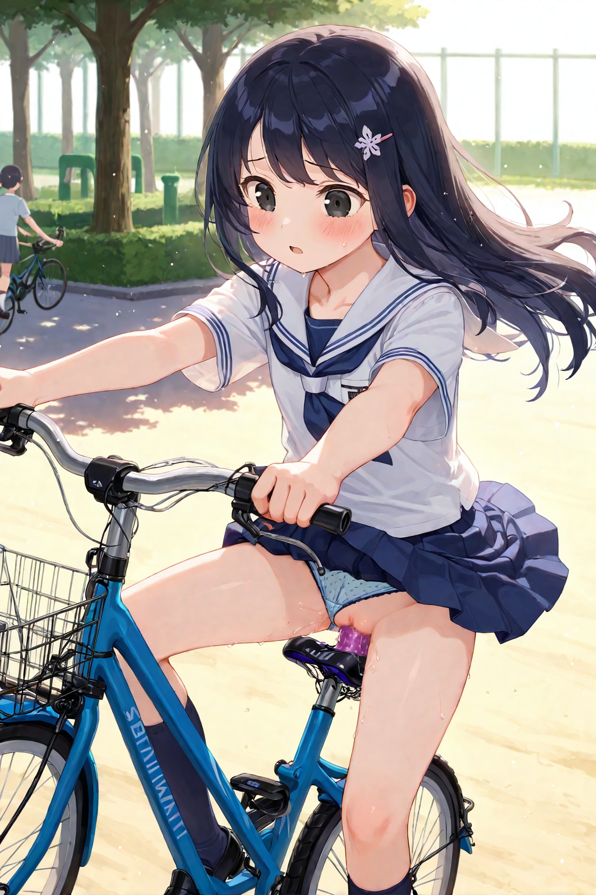 この自転車すごいです、あっ