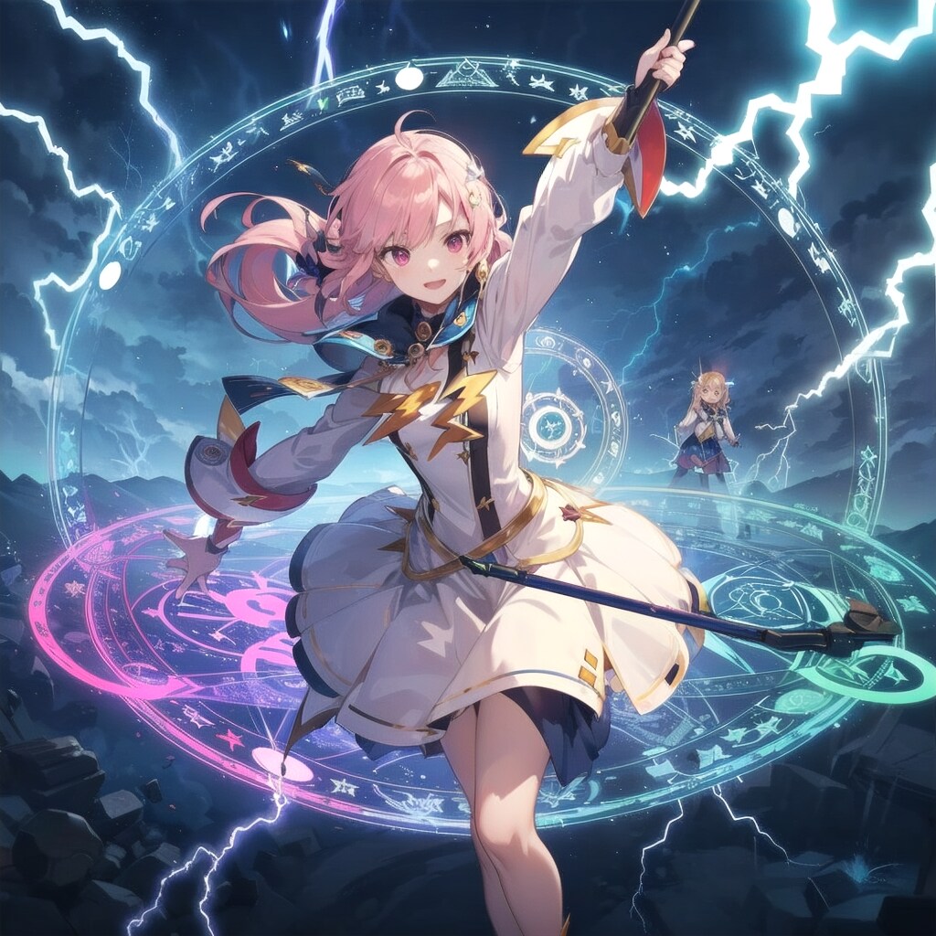 雷鳴の魔法少女