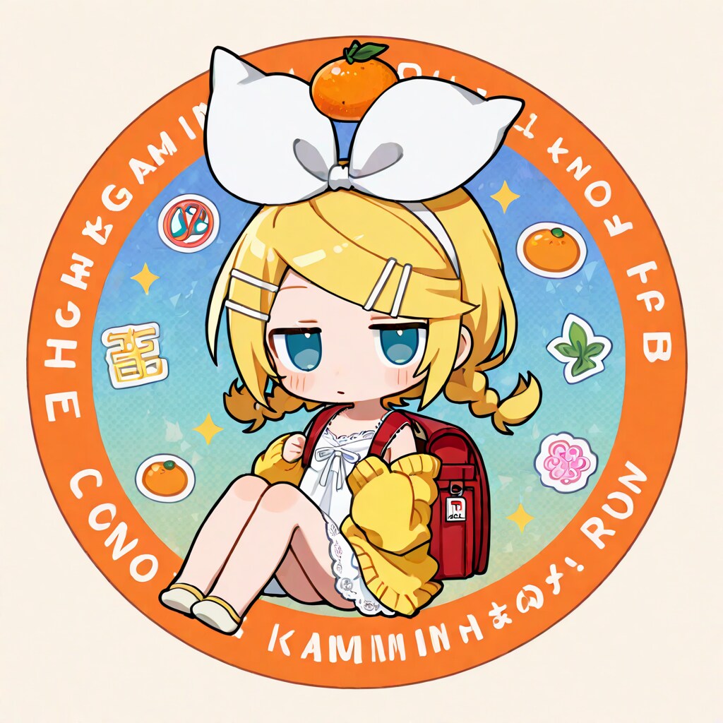 ステッカー風　JSりんちゃん