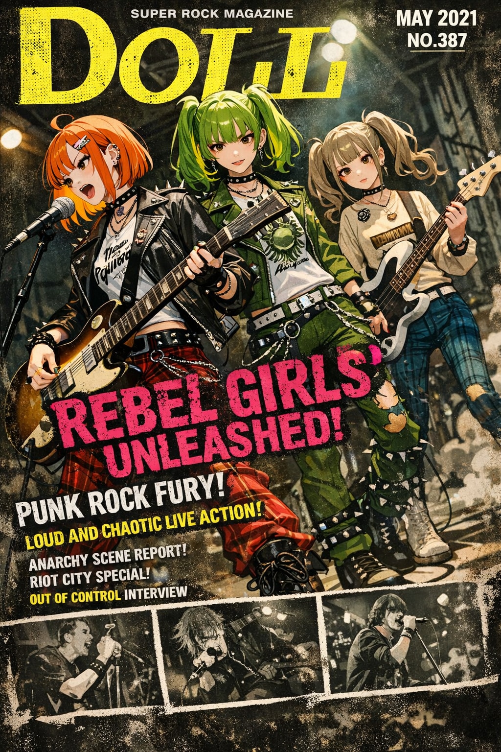 ねんがんのDOLLの表紙に