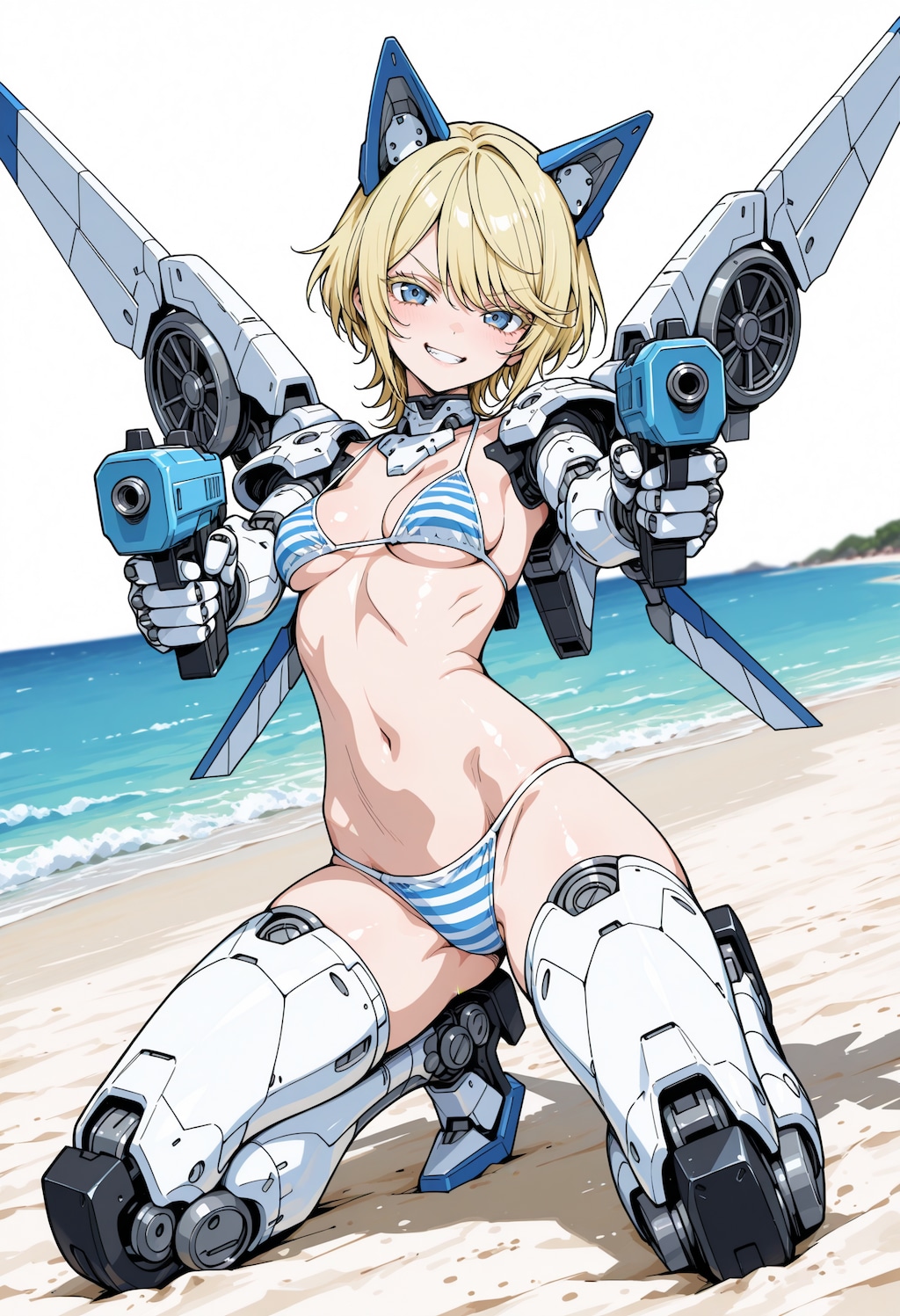 夏だから水着メカ娘
