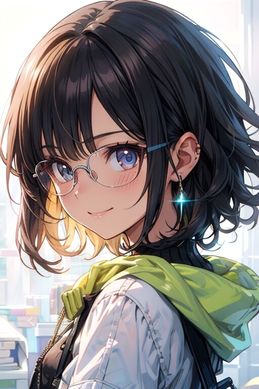 今日の眼鏡っ娘　2/17 | の人気AIイラスト・グラビア