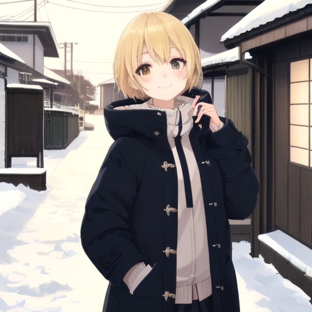 冬の帰り道