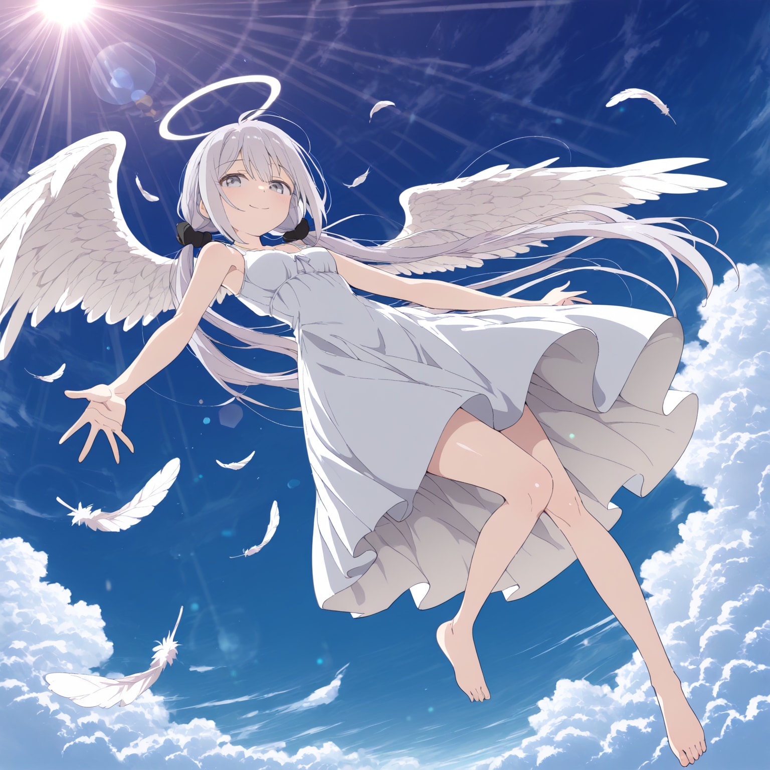 天使降臨 | の人気AIイラスト・グラビア