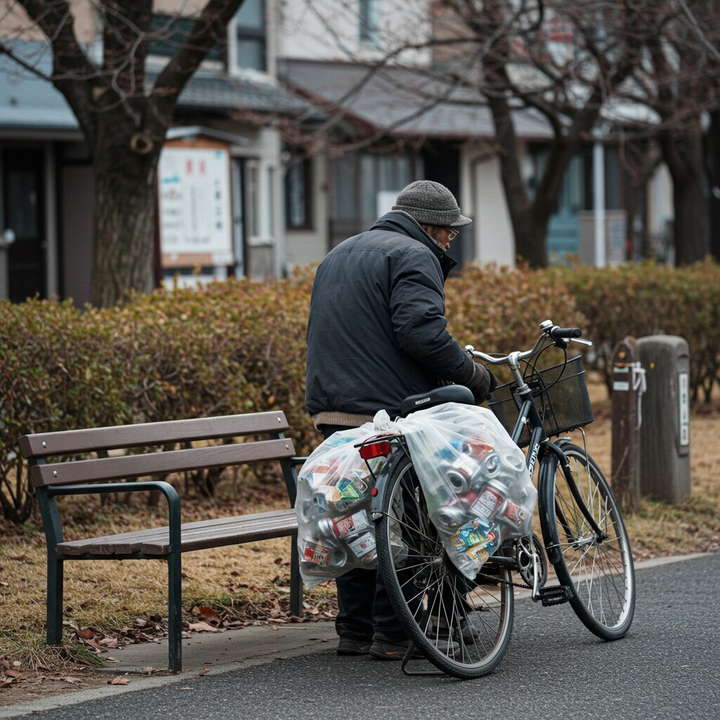 ホームレスのおじさん。