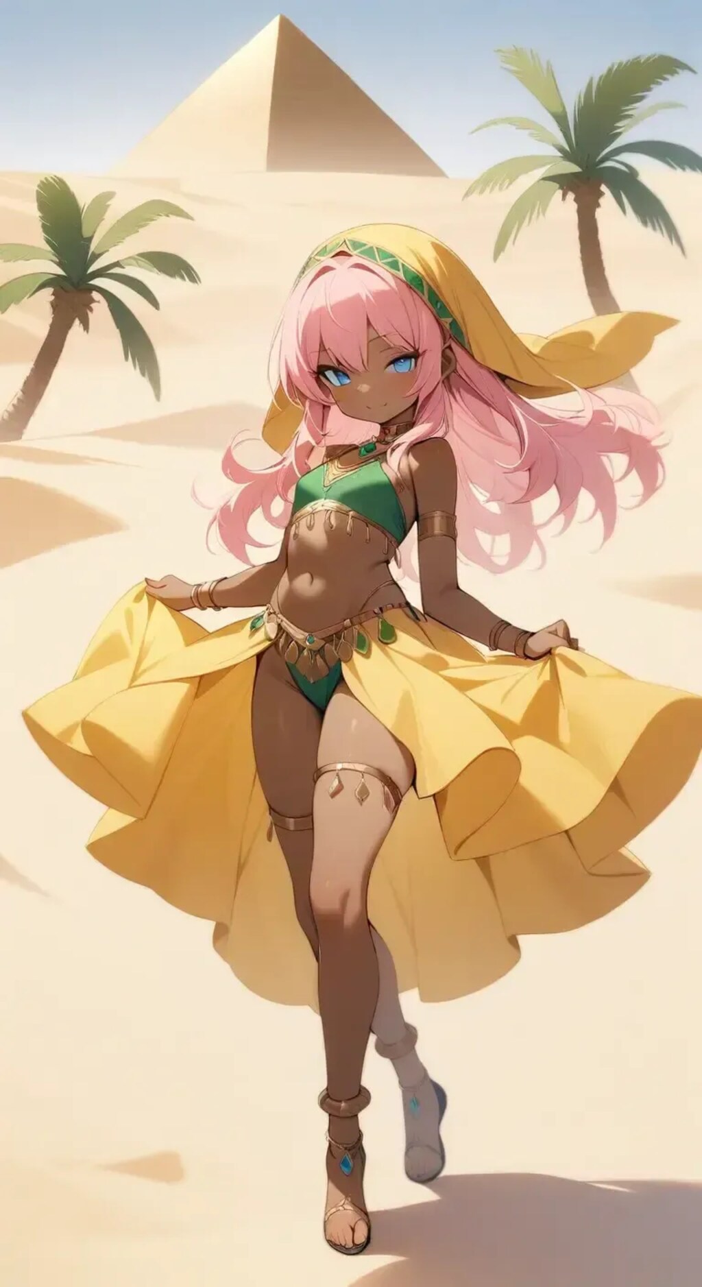 アラビア風衣装のお姫様