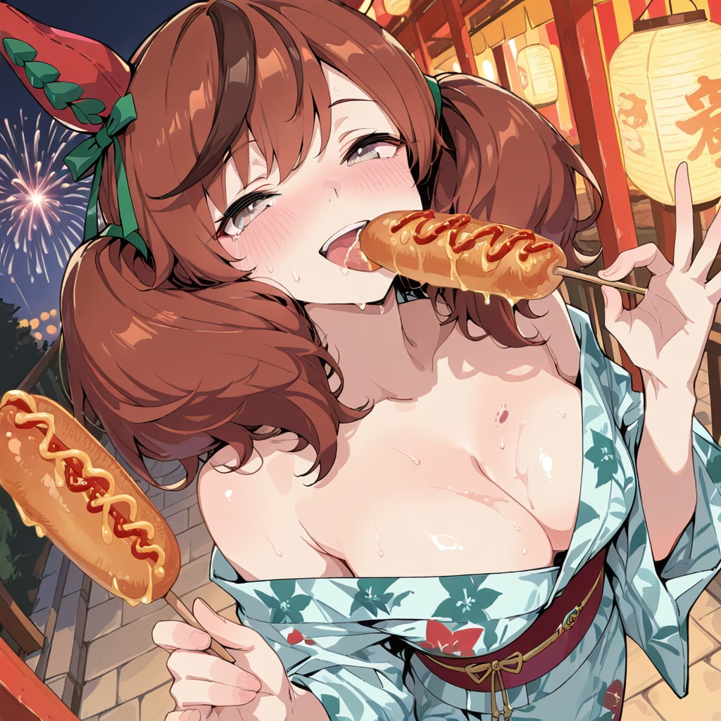 夏祭りのネイチャ
