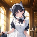 猫耳メイドカフェ③ 2枚目