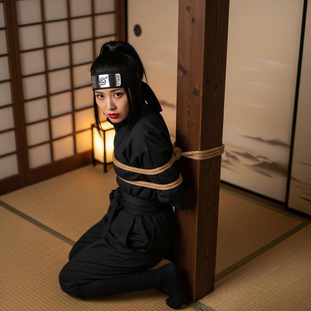 囚われたくノ一