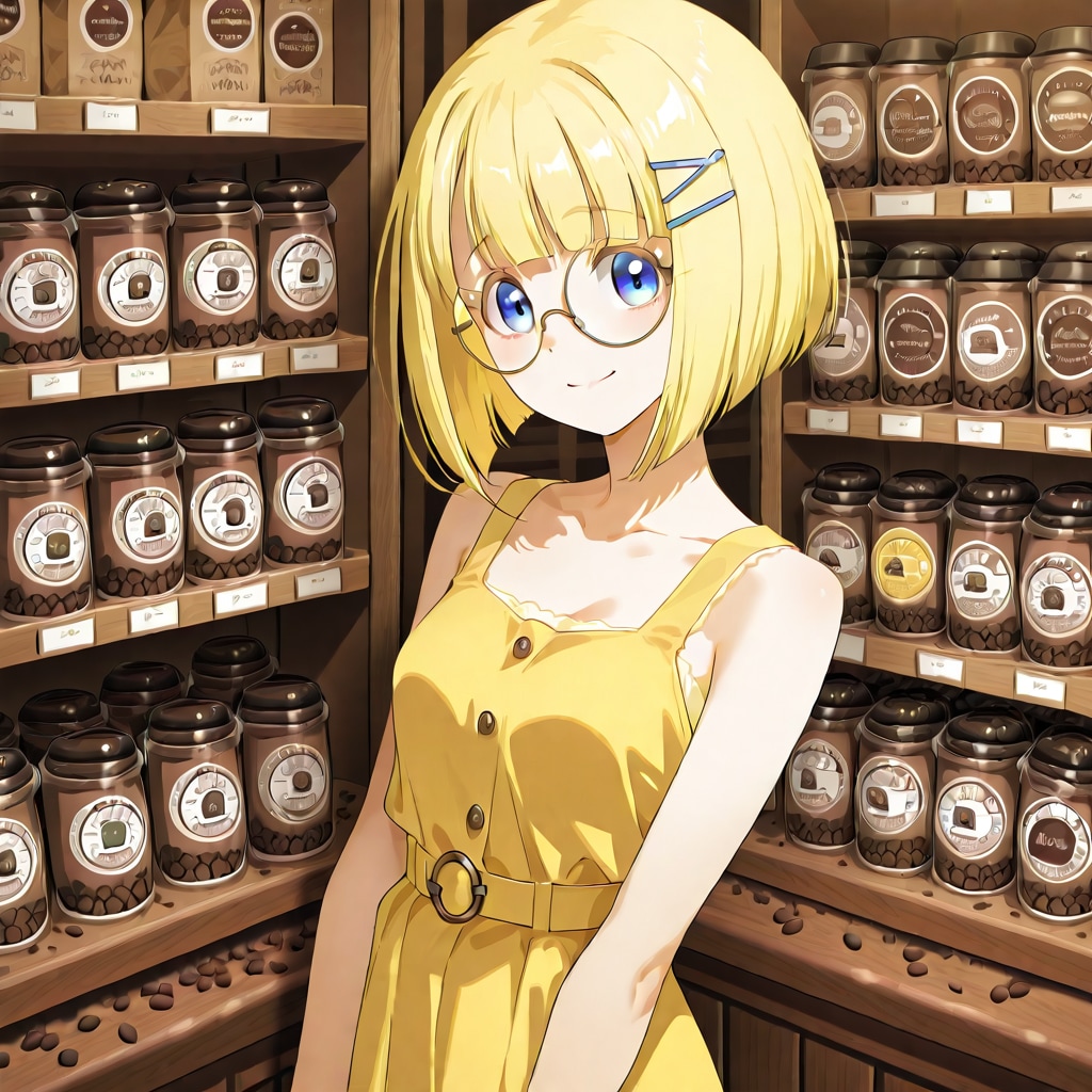 コーヒー豆を買いに来たミッシェルさん