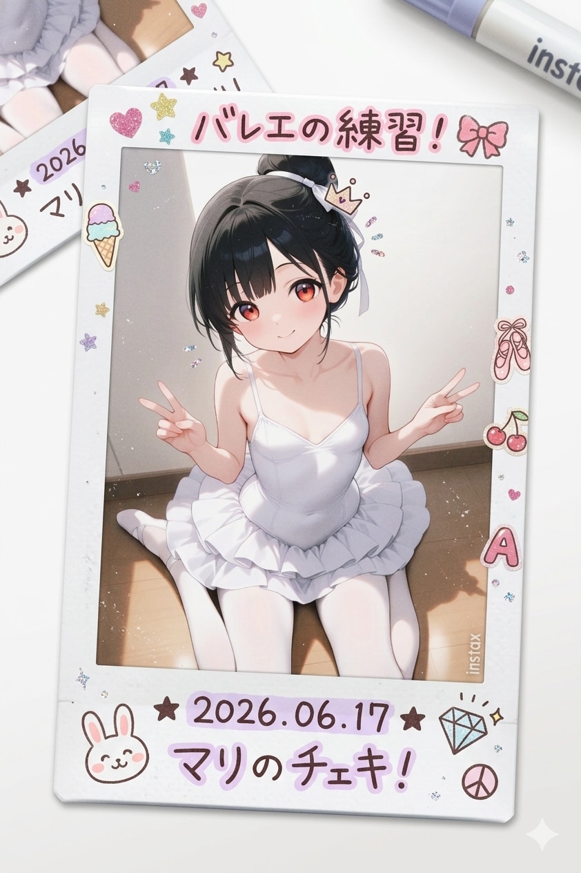 楽しいバレエの練習