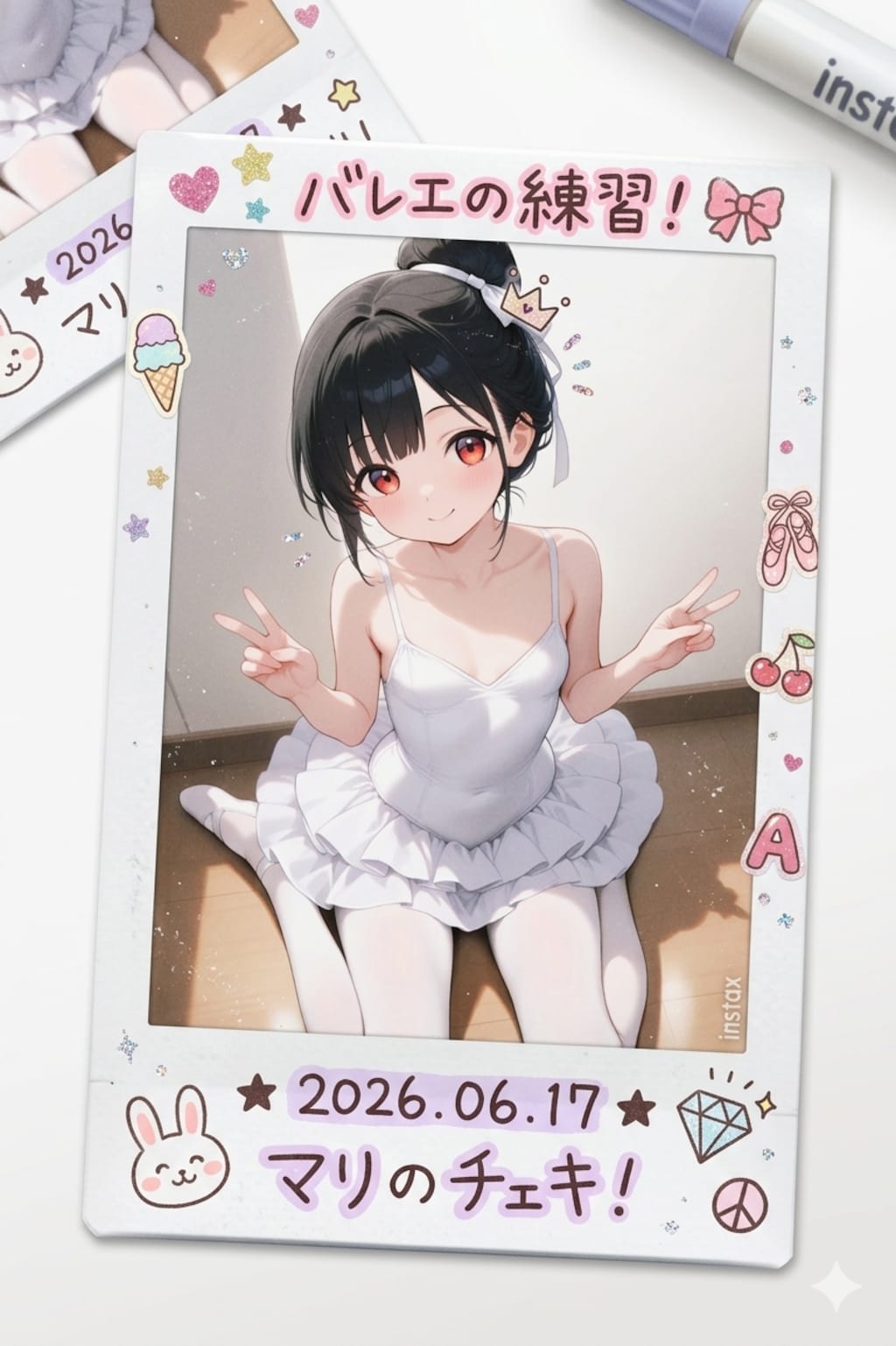 楽しいバレエの練習